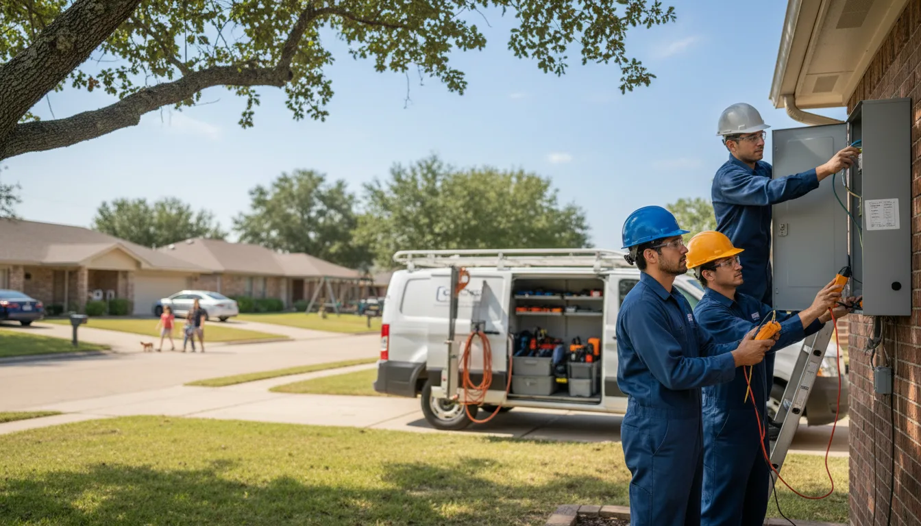 Certified electrician providing emergency electrical services in Belle Rive, IL